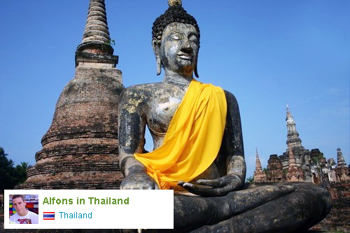 Reisdagboek: Alfons in Thailand